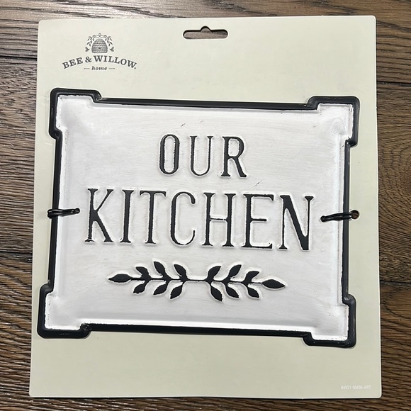 Bee & willow “our kitchen” home sign - Picture 2 of 4